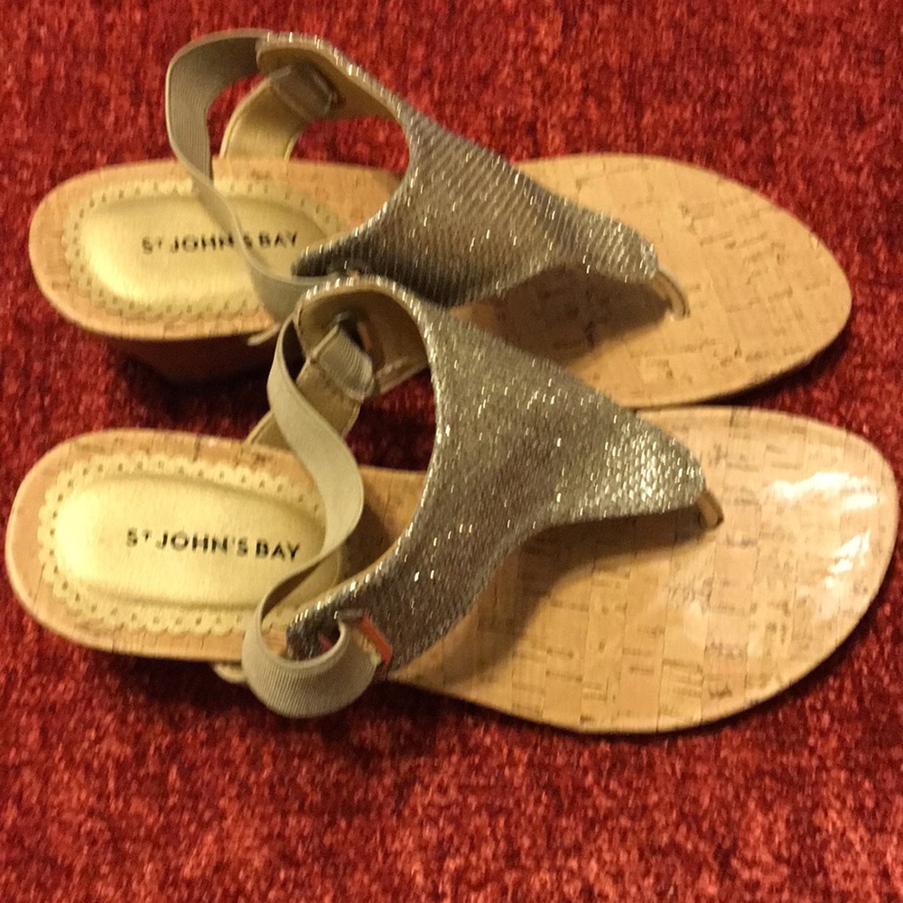 Woman’s wedge sandals